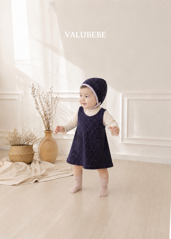 Valubebe Glory pinafore dress · Navy